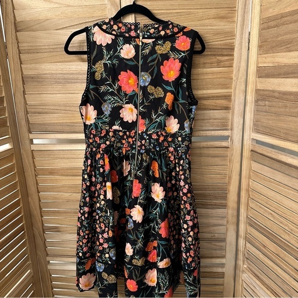 Kate Spade Mixed Blossom Fit And Flare Dress - Picture 10 of 10